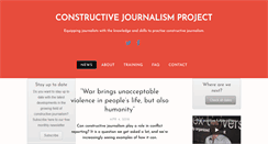 Desktop Screenshot of constructivejournalism.org